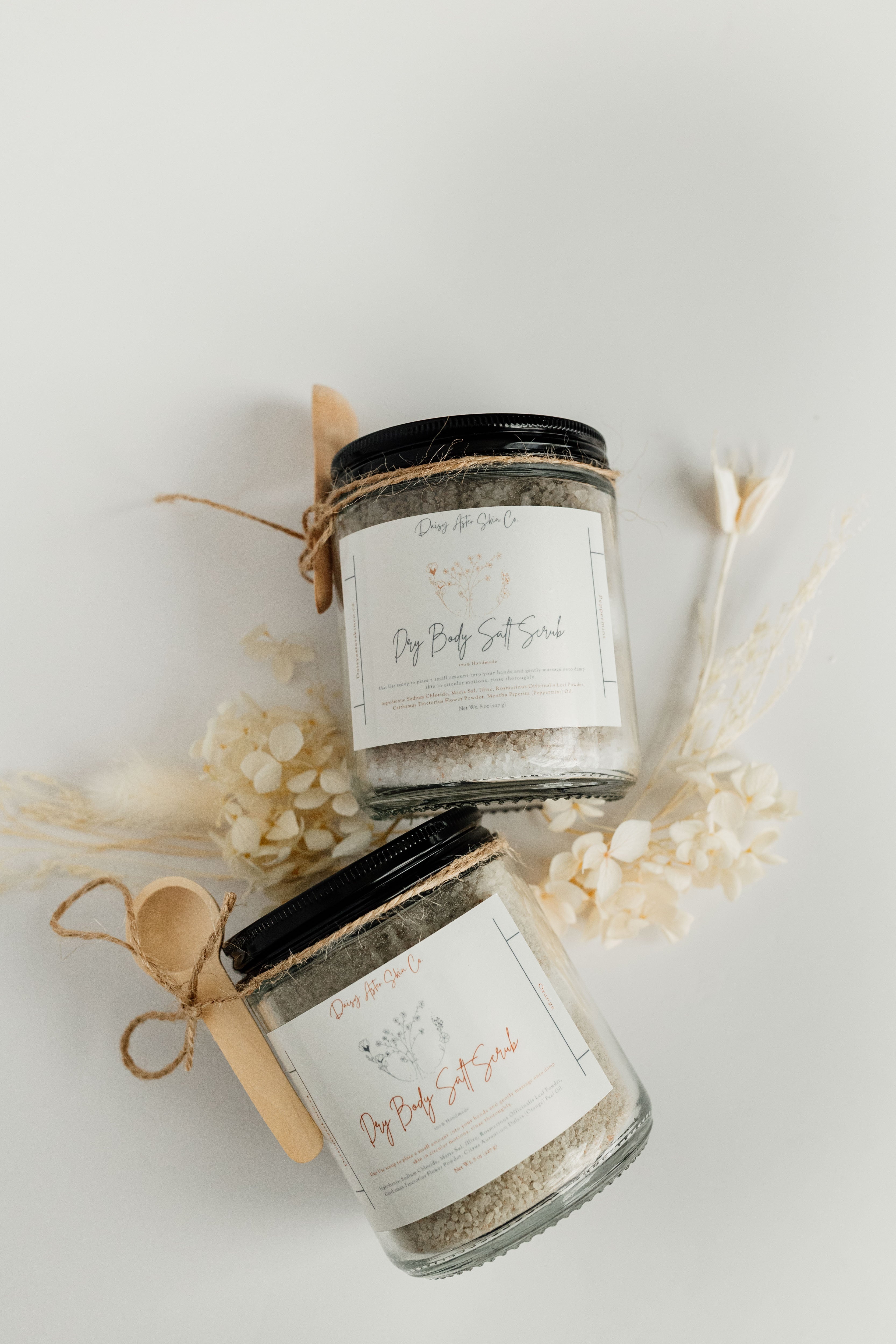Dry Body Salt Scrub – Daisy Aster Skin Co.